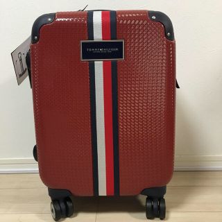 トミーヒルフィガー(TOMMY HILFIGER)の✴︎値下げ✴︎新品未使用★トミーヒルフィガー キャリーバッグ★RED(スーツケース/キャリーバッグ)