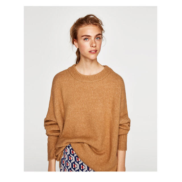 ZARA - ZARA★オーバーサイズアルパカセーター・M★新品タグ付き