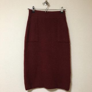 ローズバッド(ROSE BUD)のROREBUD今期購入♡流行りのミディ丈ニットタイトスカート♡ローズバッド(ひざ丈スカート)