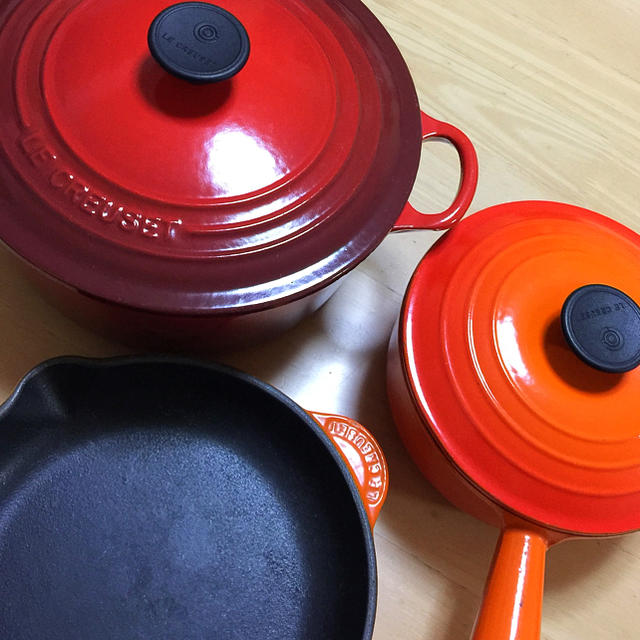 LE CREUSET(ルクルーゼ)の●ル・クルーゼ ★ココットロンド★スキレット★ソースパン インテリア/住まい/日用品のキッチン/食器(鍋/フライパン)の商品写真