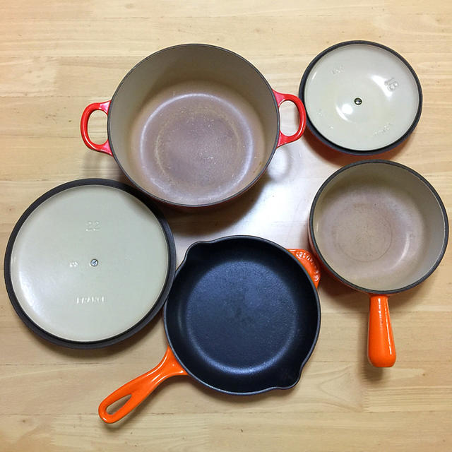 LE CREUSET(ルクルーゼ)の●ル・クルーゼ ★ココットロンド★スキレット★ソースパン インテリア/住まい/日用品のキッチン/食器(鍋/フライパン)の商品写真