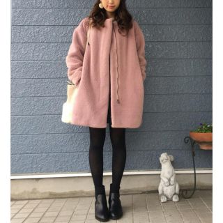 ROSEM●新品●ノーカラーファーコート