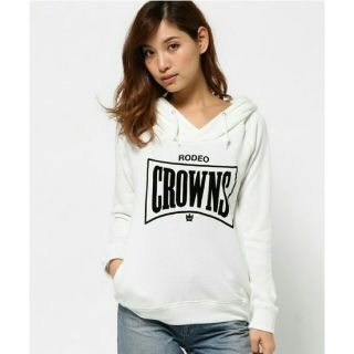 ロデオクラウンズ(RODEO CROWNS)の新品*RODEO CROWNS*CROWNロゴスウェットパーカー*RCWB

(パーカー)