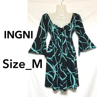 イング(INGNI)の【美品】INGNI♡総柄SEXYミニワンピース♡ギャル系、お水系の方にも♡(ミニワンピース)