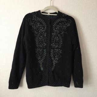 グリモワール(Grimoire)のused／ビーズ刺繍カーディガン(カーディガン)