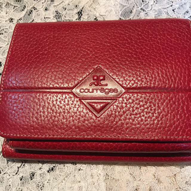 Courreges(クレージュ)の❤️クレージュ赤の折り財布❤️ レディースのファッション小物(財布)の商品写真
