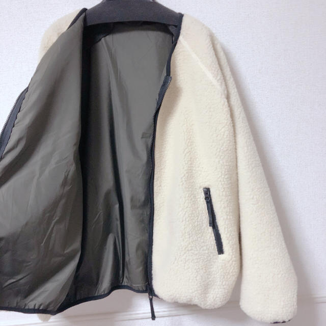 Kastane(カスタネ)のリバーシブルボアブルゾン レディースのジャケット/アウター(ブルゾン)の商品写真