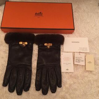 エルメス(Hermes)のエルメス グローブ♡ミンクファー 美品レア(手袋)