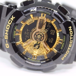 カシオ(CASIO)の【新品】CASIO G-SHOCK海外モデル ブラック＆ゴールド腕時計(その他)