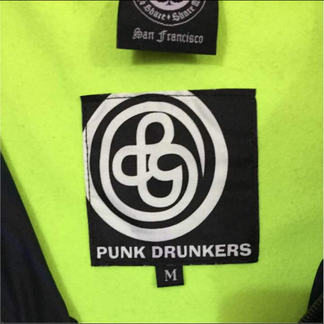 PUNK DRUNKERS(パンクドランカーズ)の【激レア】パンクドランカーズ☆PUNKDRUNKERS×THRASHER☆M メンズのジャケット/アウター(ナイロンジャケット)の商品写真