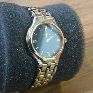 OMEGA - OMEGA オメガ デビル シンボル K18コンビ レディース 腕時計の