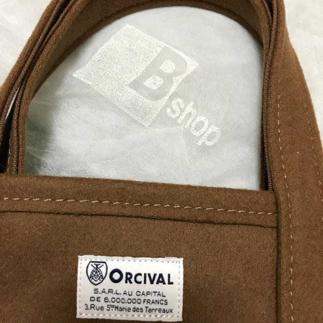 ORCIVAL(オーシバル)のオーシバルキャメルメルトントートバック レディースのバッグ(トートバッグ)の商品写真