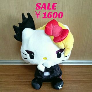 サンリオ(サンリオ)のYOSHIKITTY BIG ぬいぐるみ BLACK(ミュージシャン)