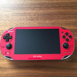 プレイステーションヴィータ(PlayStation Vita)のPSVita PCH-1000 コズミックレッド(携帯用ゲーム機本体)