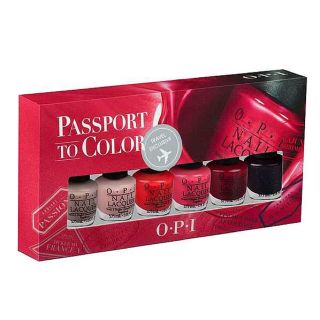 オーピーアイ(OPI)の 新品/OPI Passport to color/6色セット(マニキュア)