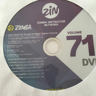 ズンバ(Zumba)のZUMBA zin71 DVD(ダンス/バレエ)