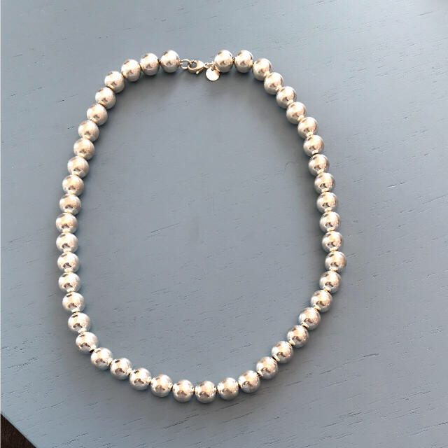 Tiffany & Co. - ティファニー シルバーボールネックレスの通販 by