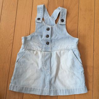 ベビーギャップ(babyGAP)のbabygap    ストライプ ジャンパースカート(ワンピース)