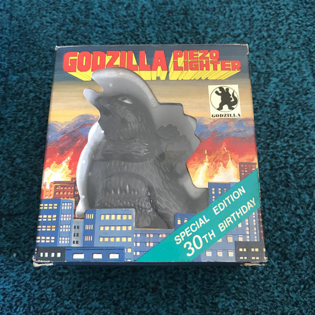 GODZILLA ゴジラガスライター アンティーク 超レア物 エンタメ/ホビーのフィギュア(特撮)の商品写真