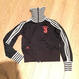 アディダス(adidas)の可愛い★アディダス ヴィンテージ ジャージ ボーダー 古着 ビンテージ(パーカー)