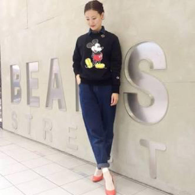 BEAMS☆championミッキースウェット