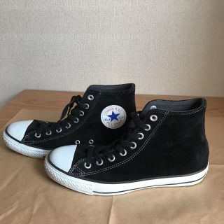 コンバース(CONVERSE)のコンバース オールスター ハイカット スウェード 黒 6 1/2(スニーカー)