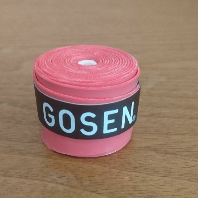 GOSEN(ゴーセン)のゴーセングリップ１個レッド スポーツ/アウトドアのスポーツ/アウトドア その他(バドミントン)の商品写真