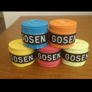 ゴーセン(GOSEN)のゴーセンカラーグリップ５個何色でも組み合わせ自由(バドミントン)