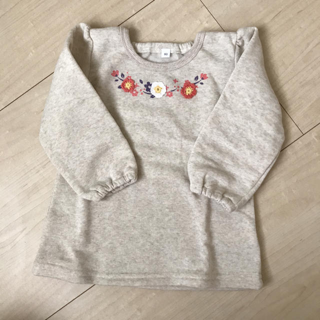 kids 冬服 長袖 トップス  キッズ/ベビー/マタニティのキッズ服女の子用(90cm~)(Tシャツ/カットソー)の商品写真