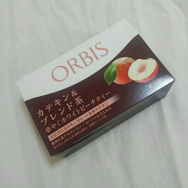 ORBIS(オルビス)のオルビス カテキン＆ブレンド茶 華やぐホワイトピーチティー コスメ/美容のダイエット(ダイエット食品)の商品写真