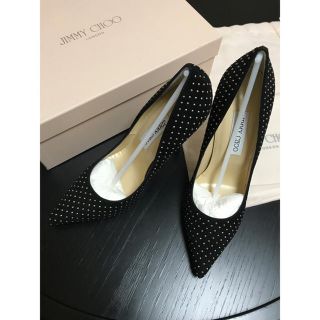 ジミーチュウ(JIMMY CHOO)の[新品] JIMMY CHOO スタッズ付 ブラックパンプス (ハイヒール/パンプス)