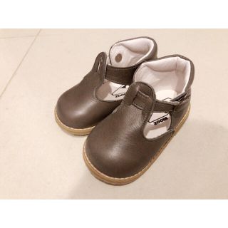 ボンポワン(Bonpoint)の12月末まで peep zoom baby T-strap13cm GREGE(ブーツ)