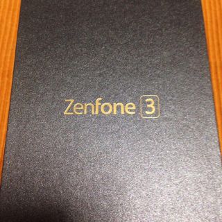 エイスース(ASUS)のZenfone3 ZE502KL  ブラック(スマートフォン本体)