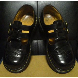 ドクターマーチン(Dr.Martens)のDr.Martens 英国製 メリージェーン UK5 黒 刻印あり(ローファー/革靴)