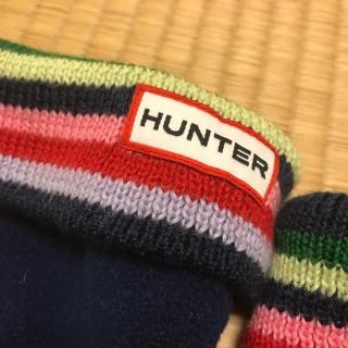 ハンター(HUNTER)のHUNTER ハンターブーツ用フリースソックス マルチ×ネイビー(レインブーツ/長靴)