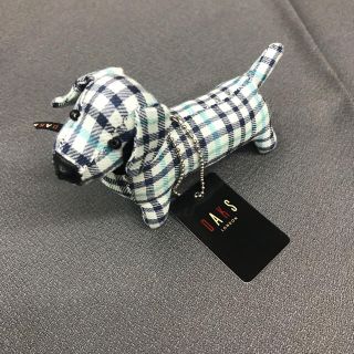 ダックス(DAKS)のDAKS ダックス チャーム 犬 マスコット チャーム 　水色(キーホルダー)