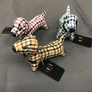 ダックス(DAKS)のDAKS ダックス チャーム 犬 マスコット チャーム　3色セット(キーホルダー)