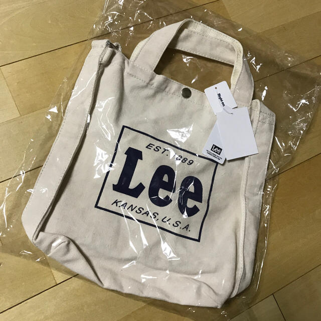 Lee(リー)の新品未使用【LEE】2wayキャンバスカラーロゴトートバッグ キッズ/ベビー/マタニティのこども用バッグ(トートバッグ)の商品写真