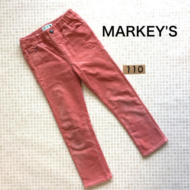 MARKEY'S(マーキーズ)のマーキーズ 110 コーデュロイジーンズ  ストレッチパンツ 長ズボン デニム キッズ/ベビー/マタニティのキッズ服女の子用(90cm~)(パンツ/スパッツ)の商品写真