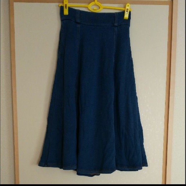 heather(ヘザー)のヘザー デニムロングスカート レディースのスカート(ロングスカート)の商品写真