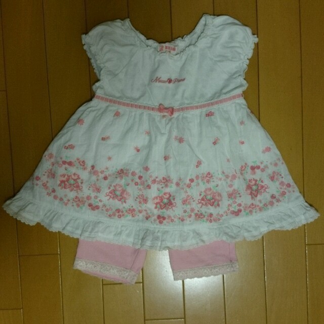 mezzo piano(メゾピアノ)のmezzo piano チュニック100 キッズ/ベビー/マタニティのキッズ服女の子用(90cm~)(その他)の商品写真