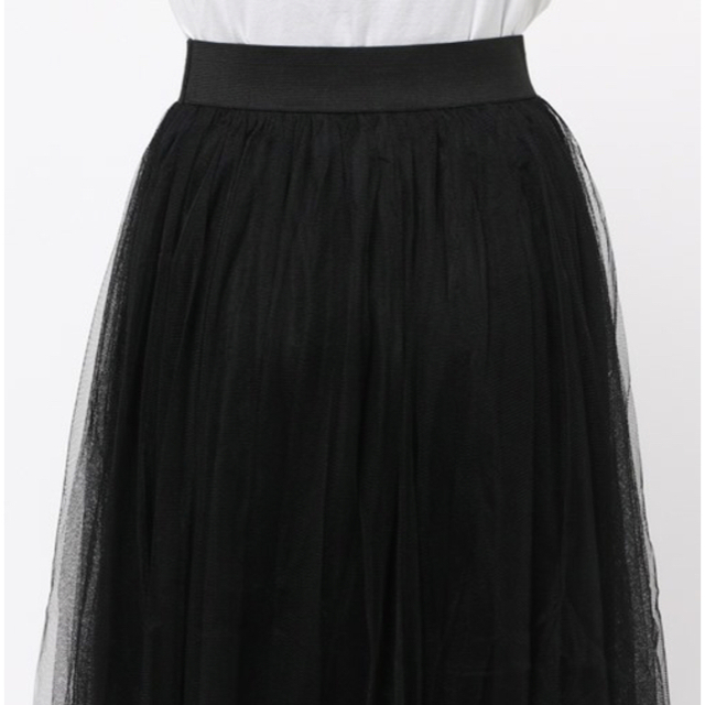 coca チュールロングスカート カーキ色 レディースのスカート(ロングスカート)の商品写真