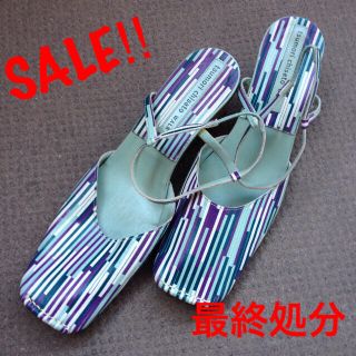 ツモリチサト(TSUMORI CHISATO)のツモリチサト ストラップ パンプス  サンダル 24.5㎝(ハイヒール/パンプス)