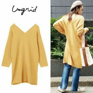 アングリッド(Ungrid)の2017 バックレイヤードvワンピース アングリッド ZARA(ひざ丈ワンピース)