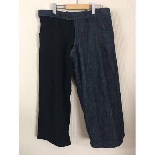 ヨウジヤマモト(Yohji Yamamoto)のAwesome様 専用■ヨウジヤマモト デニムドッキングワイドパンツ Y's (デニム/ジーンズ)