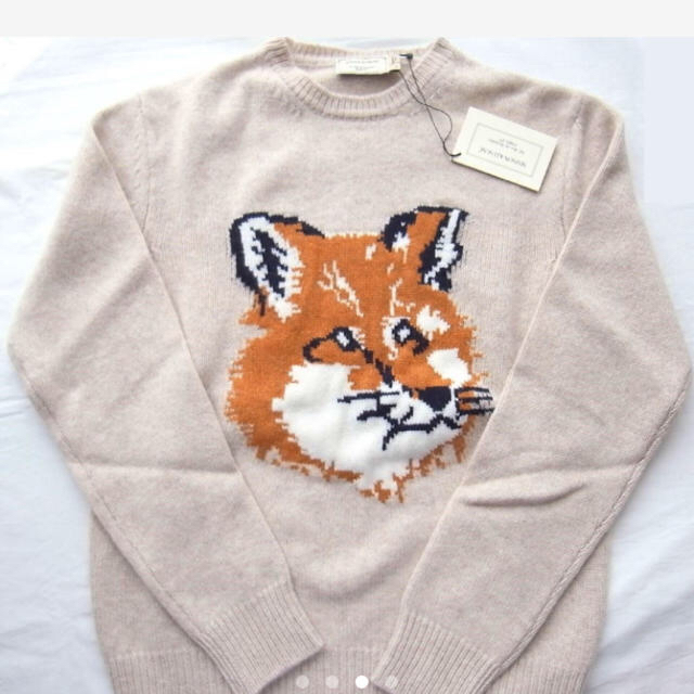 MAISON KITSUNE'(メゾンキツネ)のmaison kitsune メゾンキツネ fox head ニット メンズのトップス(ニット/セーター)の商品写真