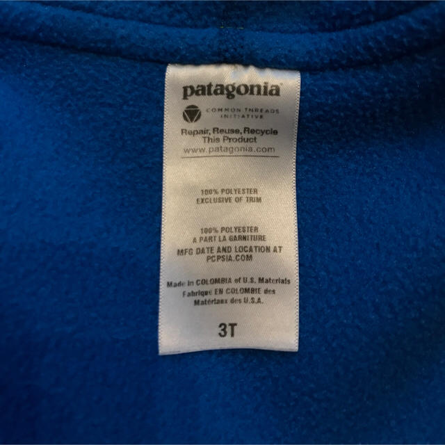 patagonia(パタゴニア)のパタゴニア キッズ シンチラスナップフーディ キッズ/ベビー/マタニティのキッズ服男の子用(90cm~)(ジャケット/上着)の商品写真