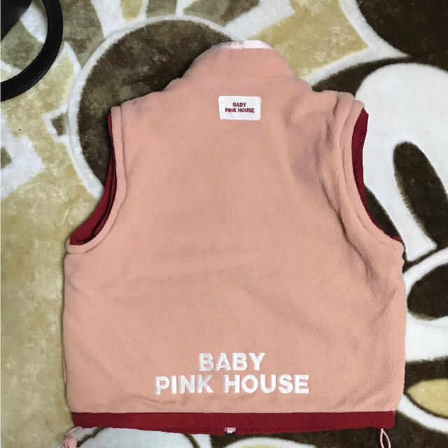 PINK HOUSE(ピンクハウス)のPINK HOUSE リバーシブルジャンパー size M キッズ/ベビー/マタニティのキッズ服女の子用(90cm~)(ジャケット/上着)の商品写真