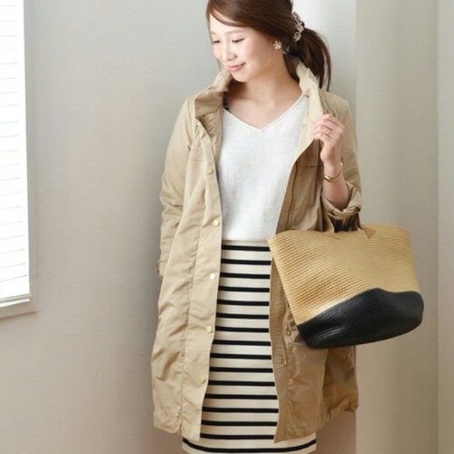 SHIPS for women - SHIPS for women★ジップコート★