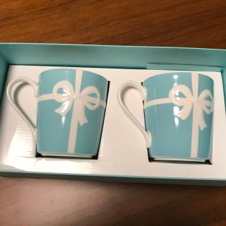 ティファニー(Tiffany & Co.)の【新品未使用】Tiffany◆ペアマグカップ(グラス/カップ)